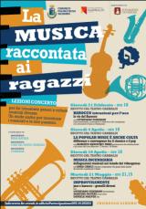 Il manifesto delle lezioni di musica al Teatro garibaldi di Figline( foto da comunicato)