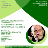 Concertistica: il 6 aprile a Figline il solista è Peppe Servillo