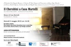 Locandina spettacolo Cherubini a Casa Martelli 