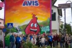 Il murales dell'Avis a Lazzaretto (foto da comunicato)