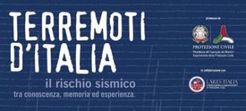 Banner mostra Terremoti d'Italia