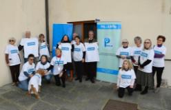 inaugurazione del punto informativo dell'associazione Pallium