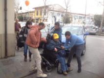 Paolo Gandola in una precedente giornata per la disabilità tenutasi a Campi Bisenzio
