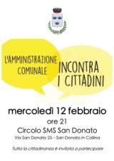 Rignano: l'Amministrazione incontra i cittadini a San Donato in Collina