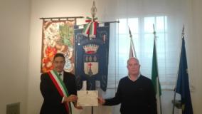 Il Sindaco Alessio Calamandrei e il Presidente del Consiglio Paolo Magnelli (Foto da comunicato)
