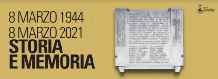 8 marzo 1944 – 8 marzo 2021 - locandina
