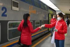 Amuchina sale a bordo dei treni regionali di Trenitalia (Fonte foto FS Italiane)