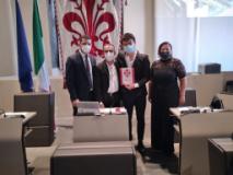 Firenze. Il saluto dell’assessore alla cultura Tommaso Sacchi al Consiglio comunale