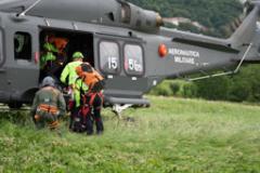 Aeronatica durante un esercitazione