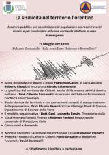 Bagno a Ripoli. La sismicità nel territorio fiorentino”, incontro pubblico su terremoti e prevenzione con Elvezio Galanti e l’INGV