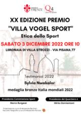 XX edizione del Premio Villa Vogel Sport