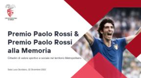 Locandina Premio Paolo Rossi  e Premio Paolo Rossi alla Memoria 