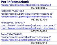 L'Azienda USL Toscana Centro impegnata nel recupero crediti