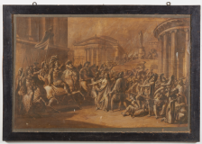 Ademollo, episodio delle gesta di Alessandro Magno (Fonte foto Gallerie degli Uffizi)