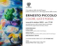 Mostra di Ernesto Piccolo a Firenze