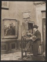 Regio archivio fotografico degli Uffizi - Pittore in museo (Fonte foto Gallerie degli Uffizi)
