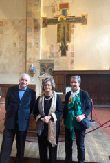 Cristina Acidini, Paolo Mariani e Maria Grazia Seroni (fonte foto SantaCroceOpera) 
