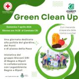 Bagno a Ripoli. “Green clean up”, tutti a pulire il giardino dei Ponti con i giovani della Croce Rossa