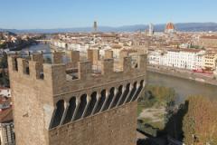 Il Centro di Firenze Patrimonio Mondiale Unesco visto dalla Torre San Niccolo` (Fonte foto Mus.E)