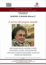 Il ricordo della scrittrice Maria Pia Moschini alla Casa di Dante