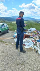 Impruneta, i Carabinieri Forestali individuano un abbandono di rifiuti speciali non pericolosi