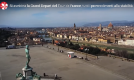 Grand Depart del Tour de France (frame video Florence TV)