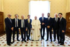 Il comitato tecnico ricevuto in udienza da Papa Francesco