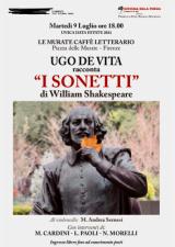 A Firenze i Sonetti di Shakespeare nell'interpretazione di Ugo De Vita - Intervista