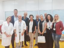La Direzione Aziendale 2 con il dott. Vocioni e altri dipendenti al Centro Trasfusioanle di Torregalli
