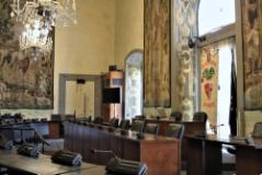 Il Consiglio Metropolitano nella Sala IV Stagioni di Palazzo Medici Riccardi (foto di Antonello Serino, Met Ufficio Stampa)