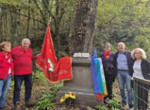 La passeggiata ha toccato alcuni dei luoghi delle rappresaglie naziste del 1944 (Fonte foto Comune di Greve in Chianti)