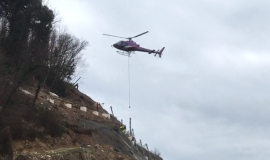 Messa in sicurezza del versante lungo la Sp 34 a Vallina