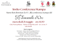 Avviso di Conferenza Stampa - 56esima edizione del Toscanello d’Oro in Palazzo Medici Riccardi 
