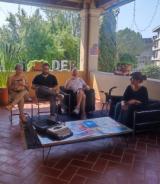 Un momento della conferenza stampa (Foto da comunicato Comune di Fucecchio)