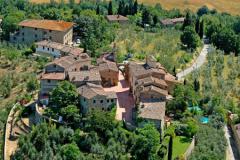 Castello di Tignano vista dall’alto (Foto da comunicato Comune di Barberino Tavarnelle)