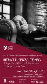 Invito Conferenza Stampa Ritratti senza tempo. Fotografie di Rossano B. Maniscalchi in dialogo con l’antico
