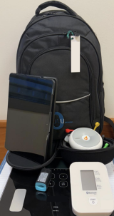 Il Kit del telemonitoraggio (Fonte foto Ausl Toscana Centro)