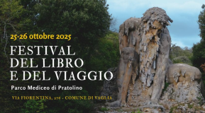 Banner Festival del Libro e del Viaggio al Parco Mediceo di Pratolino 