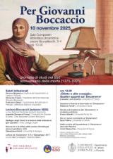 Per Giovanni Boccaccio_locandina 