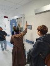 La benedizione della targa (Fonte foto Ausl Toscana Centro)