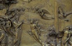 Particolare della Porta del Paradiso di Lorenzo Ghiberti, Museo dell'Opera del Duomo, Firenze  (Courtesy: Opera di Santa Maria del Fiore, foto di Antonio Quattrone)