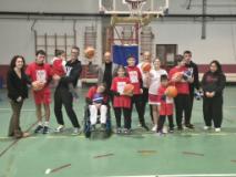 Partito il primo corso di baskin, il basket inclusivo al palazzetto dello sport