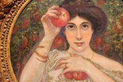 Un dipinto di Carlo Adolfo Schlatter (foto Antonello Serino - Met Ufficio Stampa)