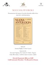 Presentazione quarto fascicolo di Nuova Antologia