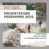 Presentazione del Programma 2026 del Gruppo Trekking "Storia Camminata"
