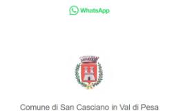 Comune di San Casciano lancia il canale WhatsApp