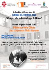 Locandina Giorno del Ricordo 2026 - Biblioteca Oblate