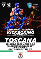 A Castelfiorentino i campionati regionali di kickboxing