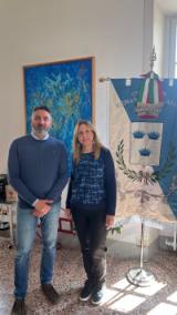 Il sindaco Certosi e la vicesindaca Morandi del Comune di Rignano (Fonte foto comunicato Ausl Toscana Centro)