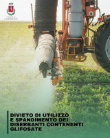 Locandina divieto glifosate